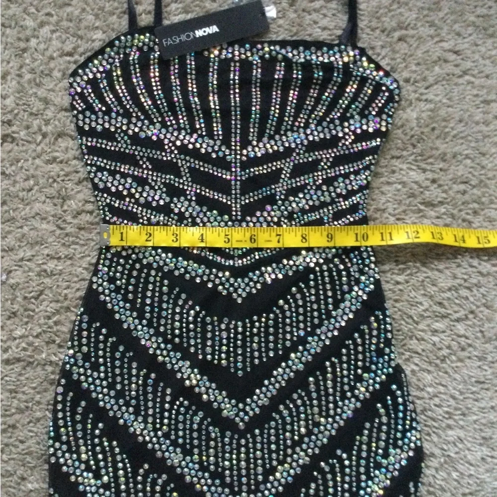Grace Embellished Mini Dress - Picture 15 of 16